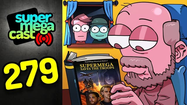 Youtube profile pic for SuperMegaCast - EP 279: Matt’s Dad Reviews Our Book