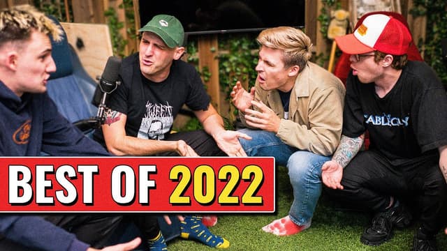 A youtube thumbnail wor The Funniest Podcast Compilation Ever | The Yard 2022