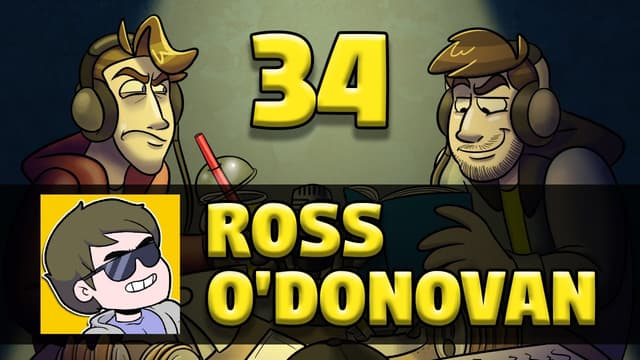 A youtube thumbnail wor SuperMegaCast - EP 34: Aussie Man (w/ Ross O'Donovan)