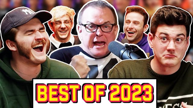 A youtube thumbnail wor The Best of Chuckle Sandwich 2023!