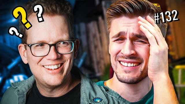 A youtube thumbnail wor Asking Dumb Questions About Science w\ Hank Green | The Yard