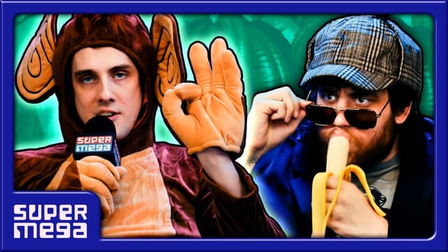 A youtube thumbnail wor Monkey Business | supermegashow - 002