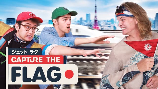 A youtube thumbnail wor We Played A 96 Hour Game Of Capture The Flag Across Japan