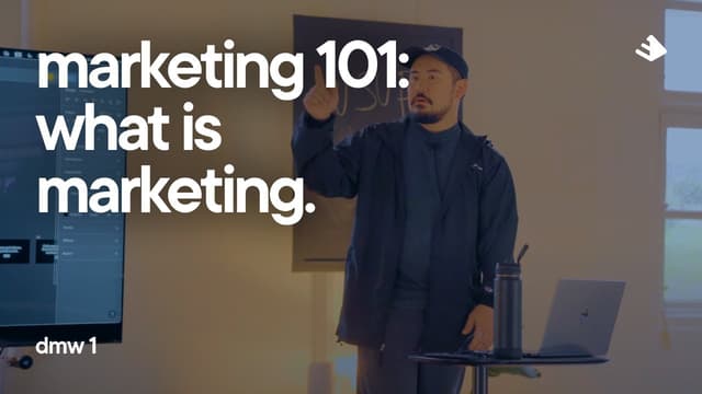 Youtube profile pic for marketing 101: what is marketing.