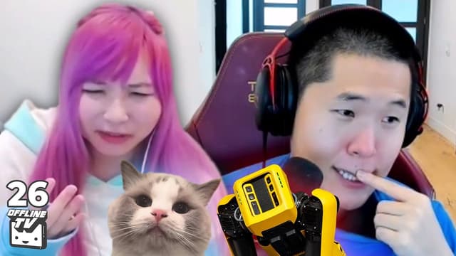 Youtube profile pic for ROBOT DOG VS CAT | OfflineTV Podcast #26