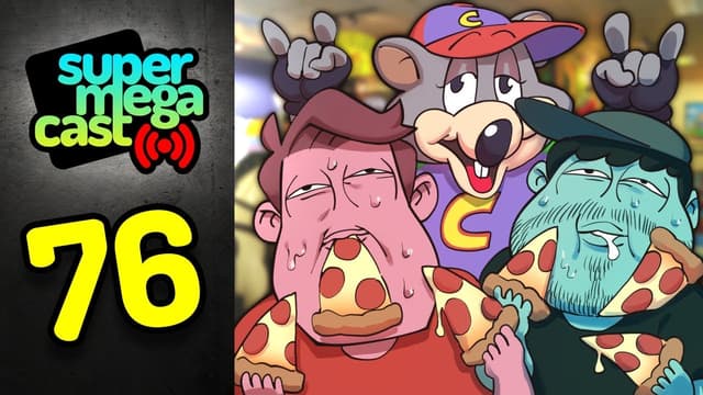 A youtube thumbnail wor SuperMegaCast - EP 76: Creepy Childhood Mascots