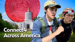 Thumbnail for Flying 1,200 Miles to Ruin Our Boss' Plan - Connect 4 Across America