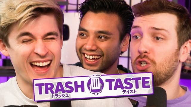 A youtube thumbnail wor We met Japan’s BIGGEST YouTubers (ft. Trash Taste) | The Yard
