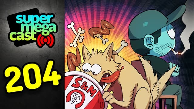 Youtube profile pic for SuperMegaCast - EP 204: Dog Eat Food, Man Angry