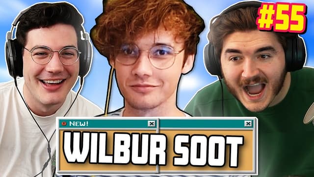 A youtube thumbnail wor Wilbur Soot's Deepest Secrets - Chuckle Sandwich EP 55