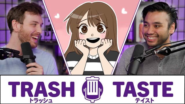 A youtube thumbnail wor The Struggles of a Storytime Youtuber (ft. @Emirichu)  | Trash Taste #101