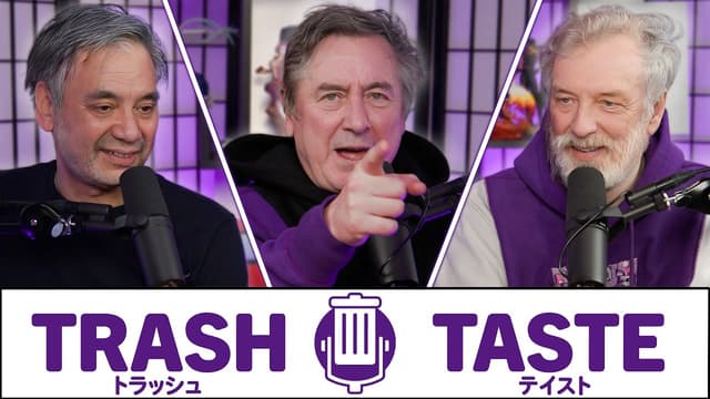 A youtube thumbnail wor WE ARE DYING (ft. Abroad in Japan) | Trash Taste #84