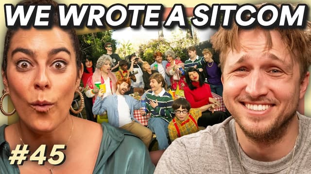 A youtube thumbnail wor Smosh The Sitcom w\ Syd & Olivia | Smosh Mouth 45