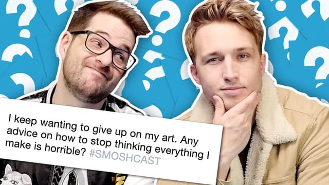 Youtube profile pic for How To Love The Art You Make (Smosh Advice) - SmoshCast #42 Highlight